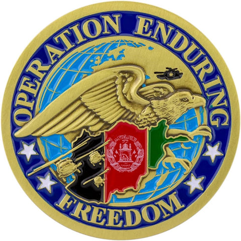 what is a military challenge coin oef