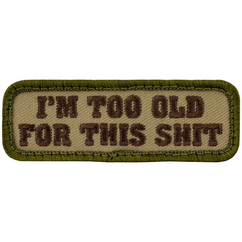 what is a morale patch too old