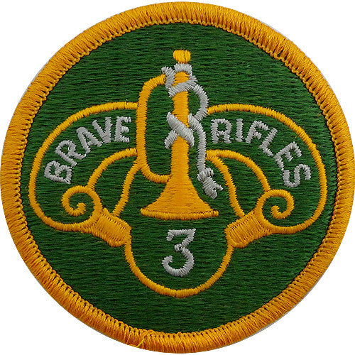 3rd Cavalry Regiment Class A Patch | USAMM