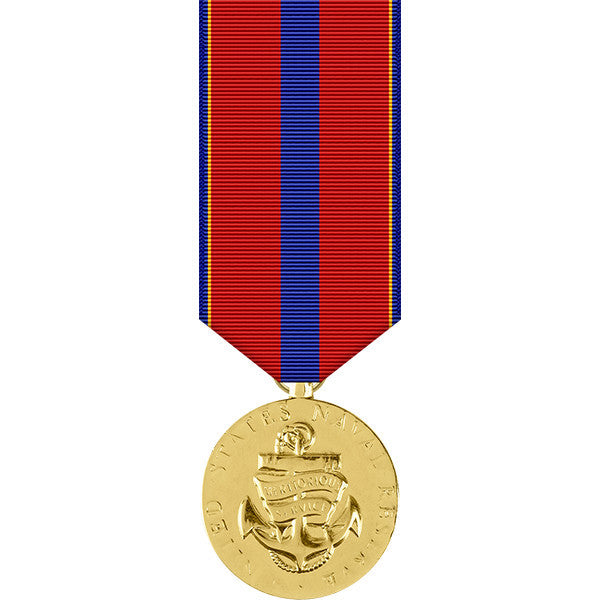 Naval Reserve Meritorious Service Anodized Miniature Medal Usamm