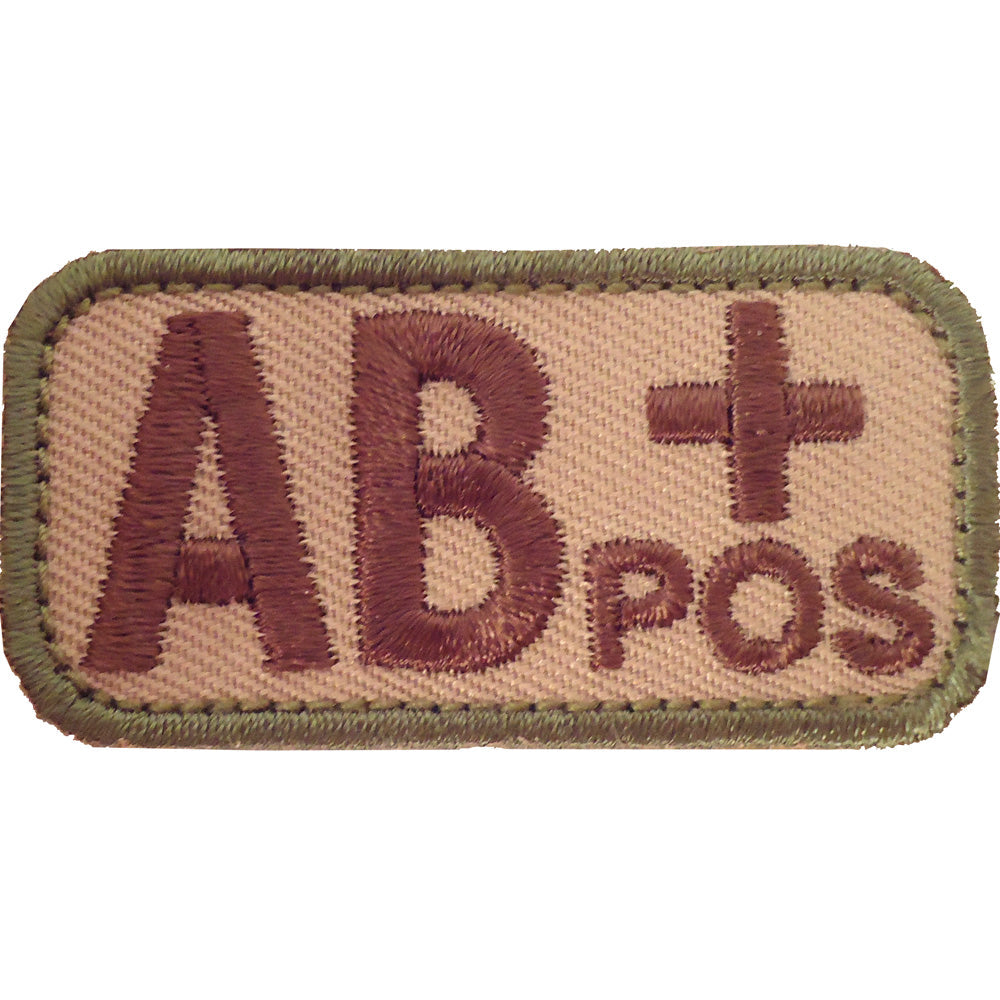 AB Negative Blood Type MultiCam (OCP) Patch