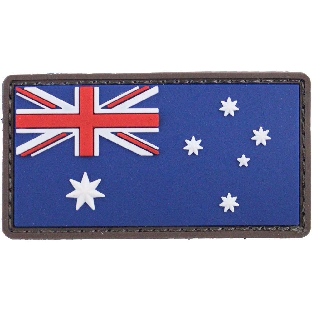 Besættelse klud Kirken Australian Flag PVC Patch - Full Color | USAMM