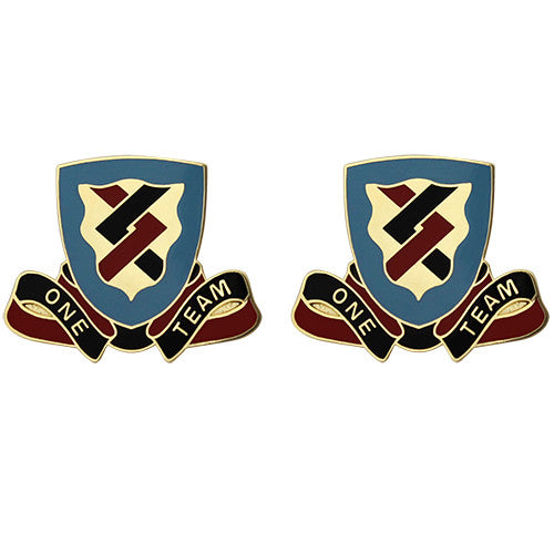 410th Support Battalion Unit Crest (One Team) - Sold in Pairs