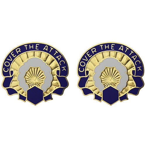457th Chemical Battalion Unit Crest (Cover the Attack) - Sold in Pairs