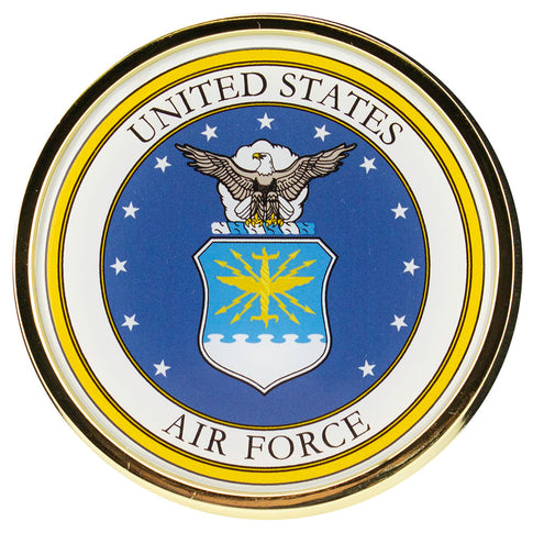 U.S. Air Force Crest Chrome Auto Emblem | USAMM