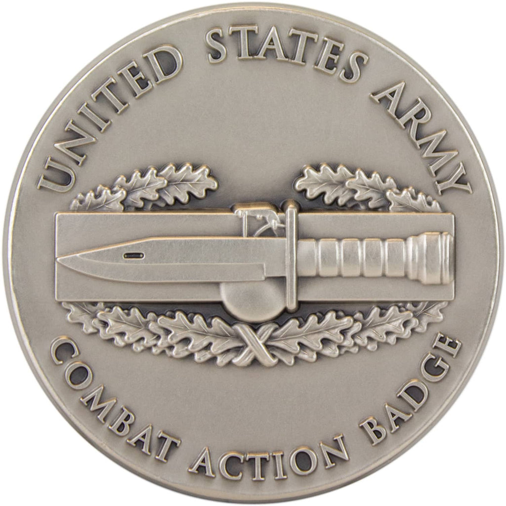 Combat Action Badge Challenge Coin Usamm