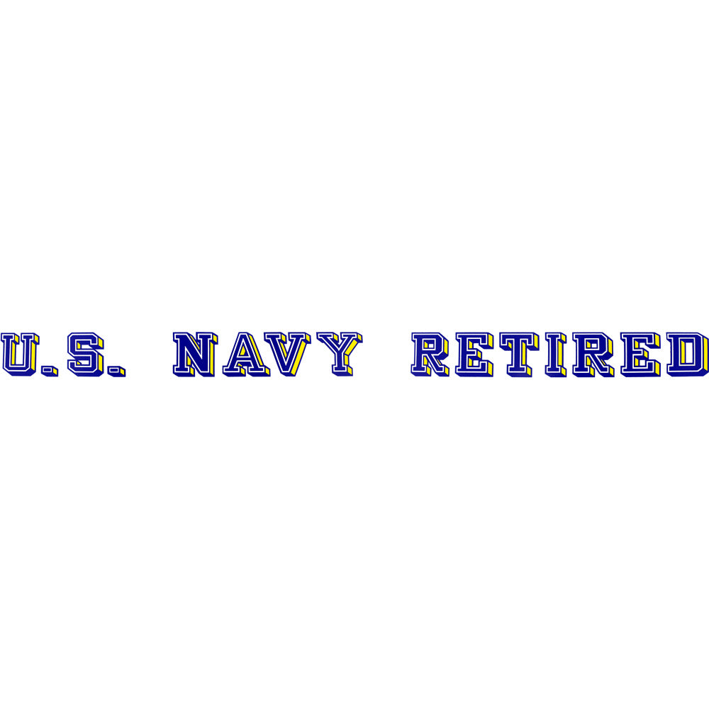 U.S. Navy Retired Window Strip | USAMM