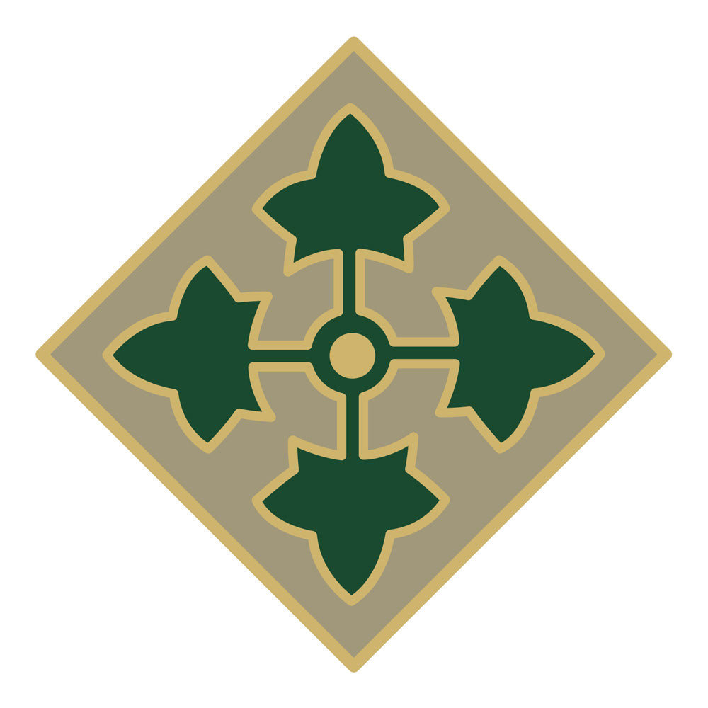 CSIB Sticker - 4th Infantry Division Decal | USAMM