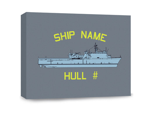 US Navy Custom Ship 3D Laser Engraved Plaque