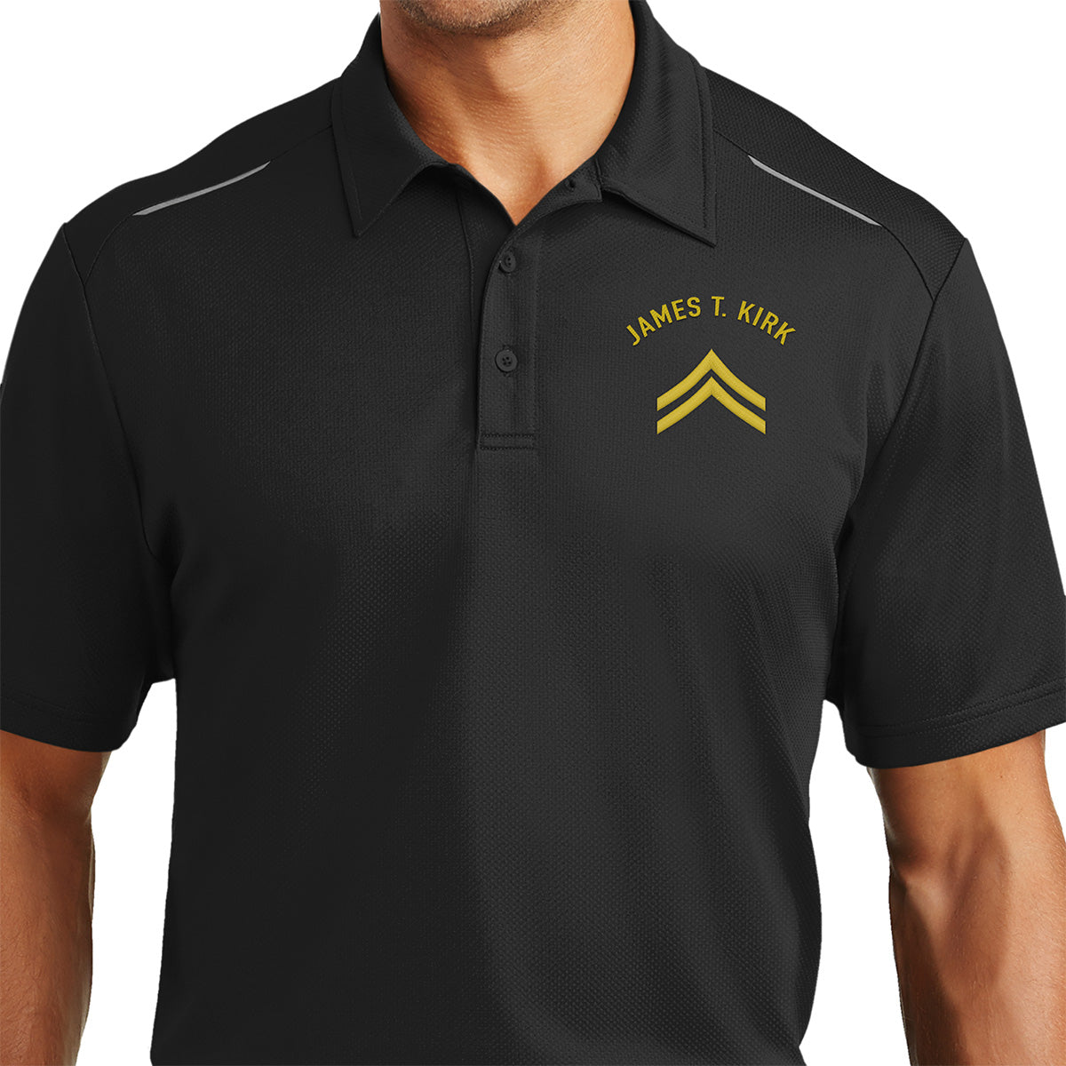 Army Enlisted Rank Custom Performance Golf Polo | USAMM