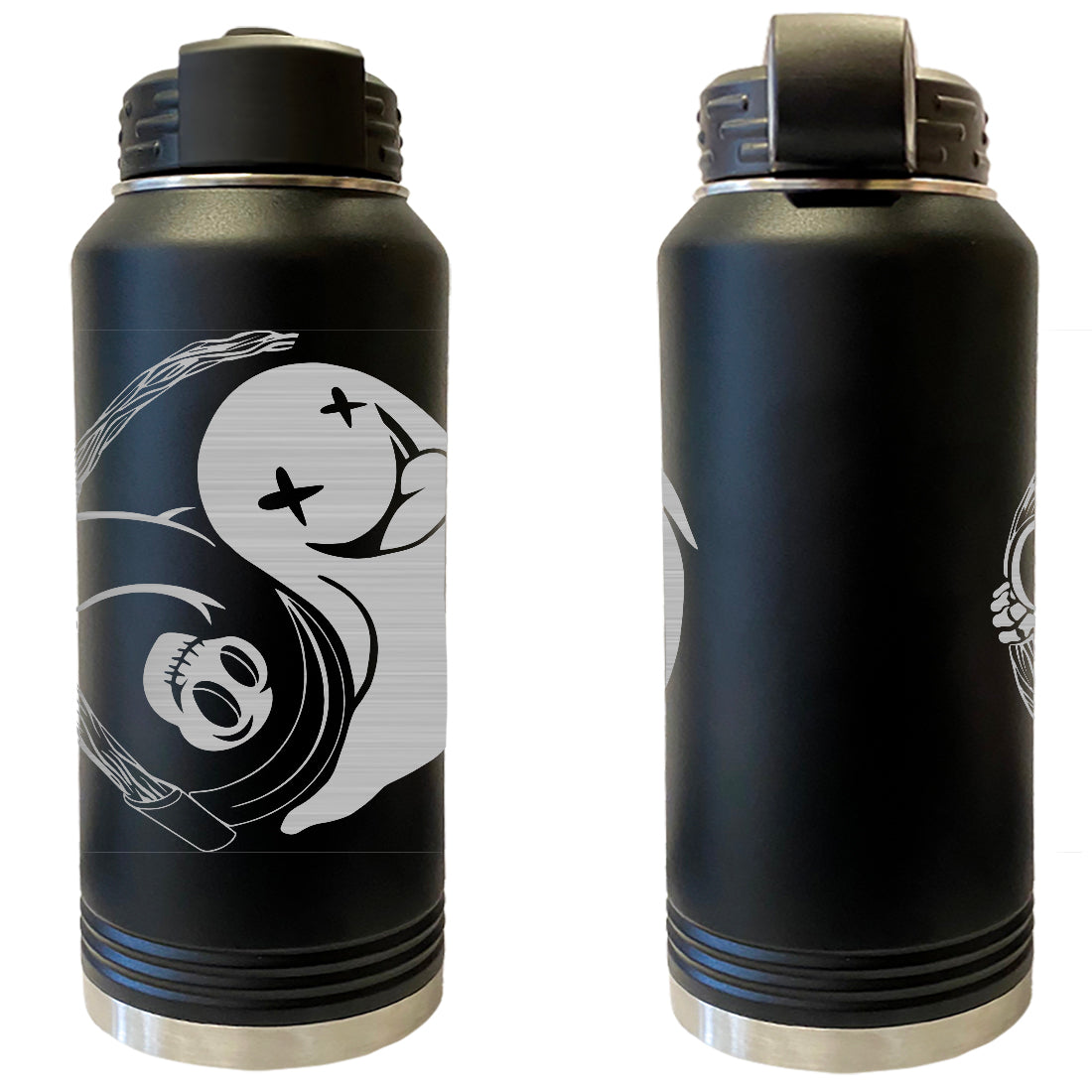 Oregon Vacuum Insulated Bottle 32oz iconic Design Stainless Steel Bottle  Laser Engraved Thermos Leak Proof Hot or Cold 