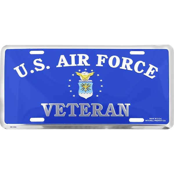 us air force license plate