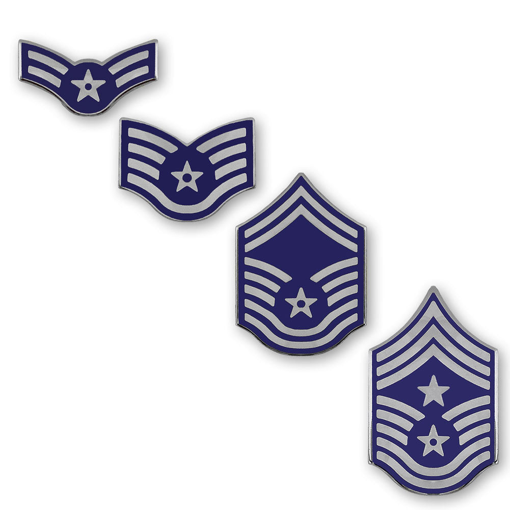 Air Force Blue Enameled Rank Usamm