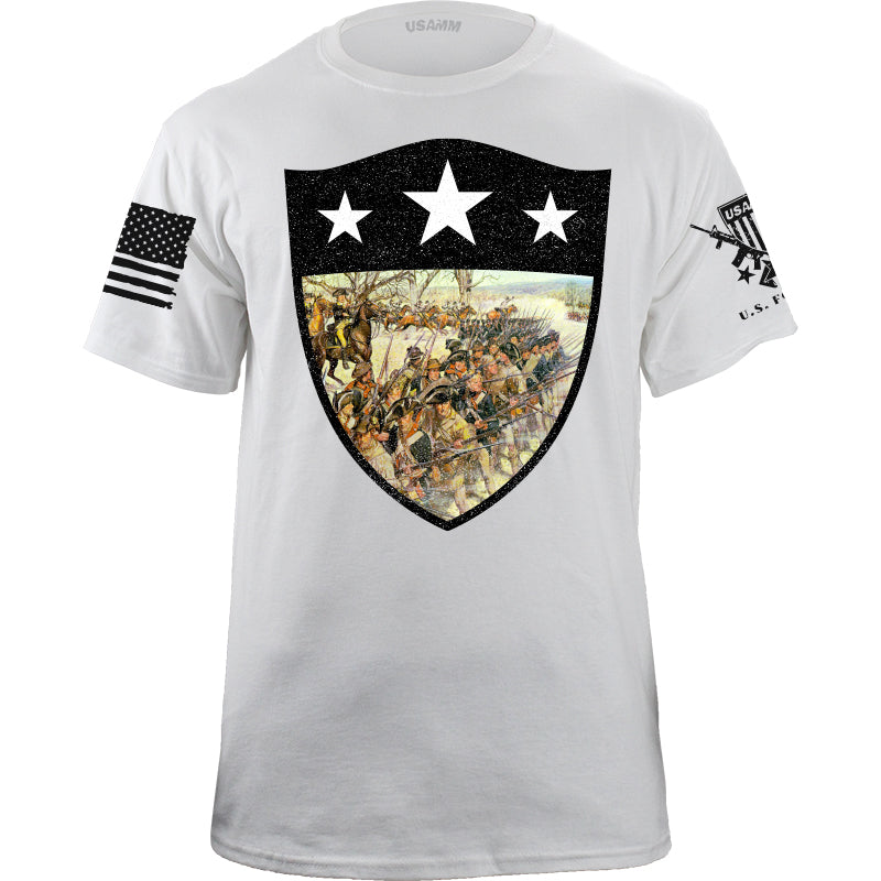 Battle of Guilford Courthouse Shield T-Shirt | USAMM