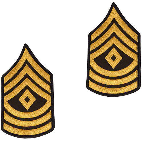 Army Class A (Gold on Green) Enlisted Rank - Male Size