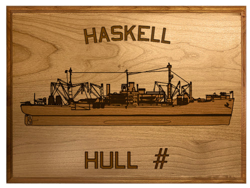 U.S. Navy Ship Plaques - 100% American Made - Laser engraved for