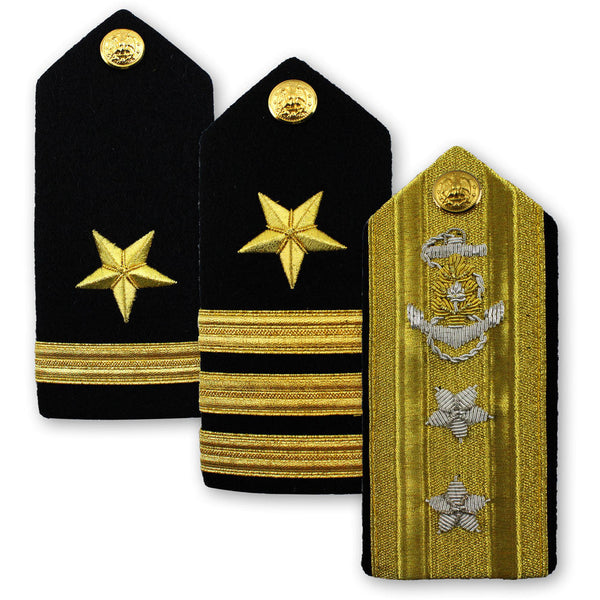 Navy Male Hard Shoulder Board - Line | USAMM