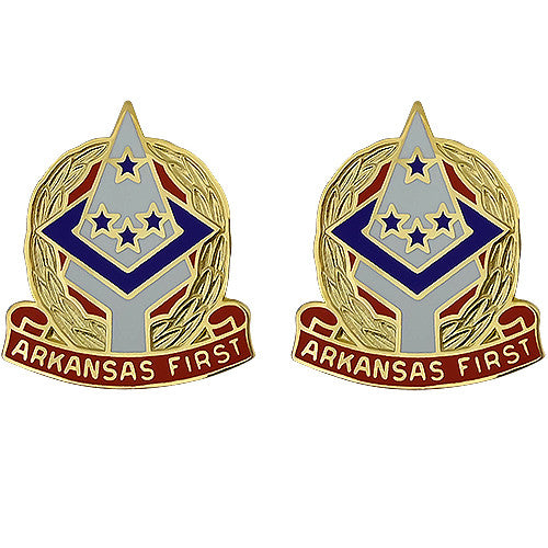Arkansas National Guard Unit Crest (Arkansas First) - Sold in Pairs