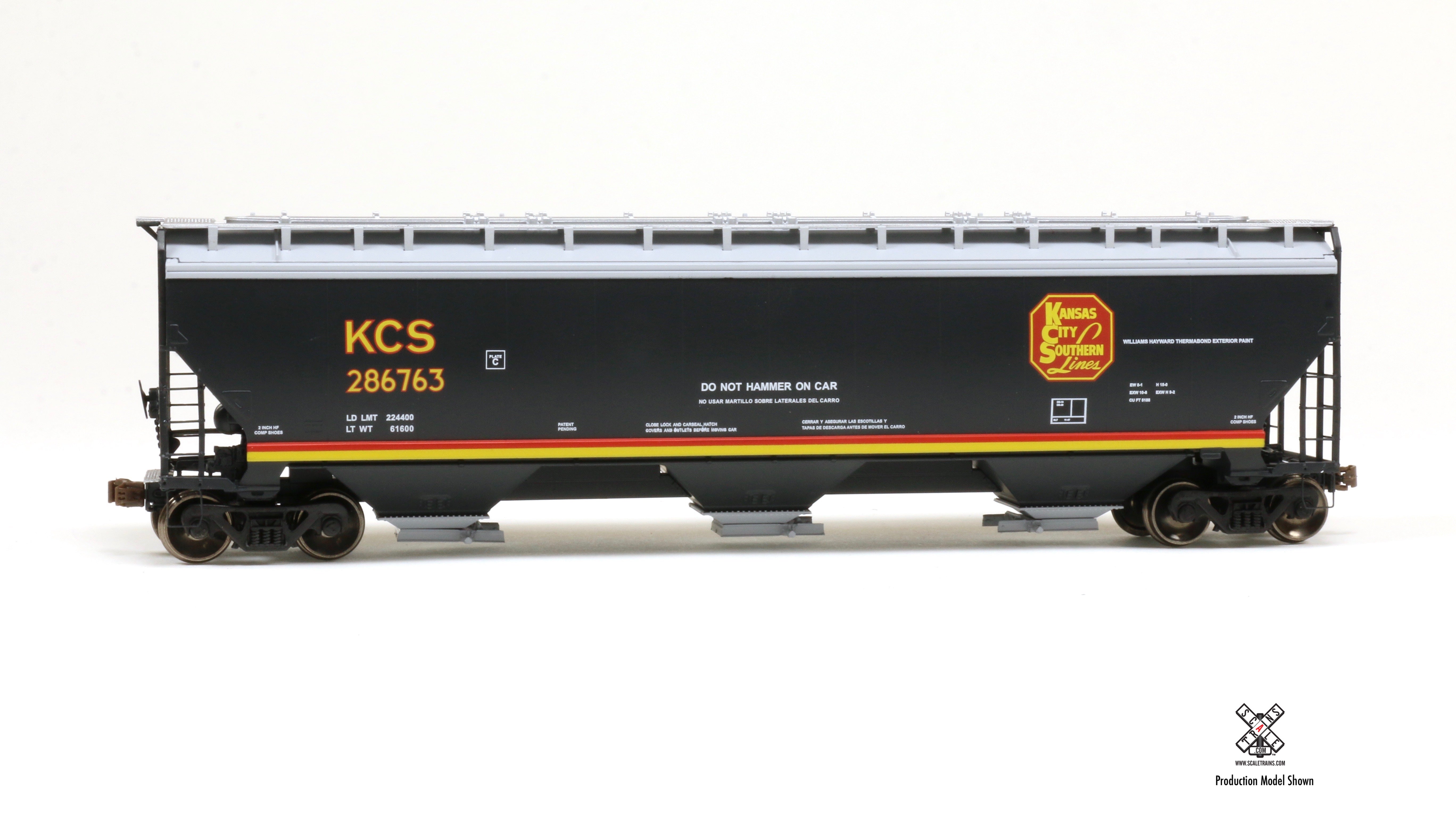 KCS/Belle O   perator HO Scale Gunderson 5188cf Covered 