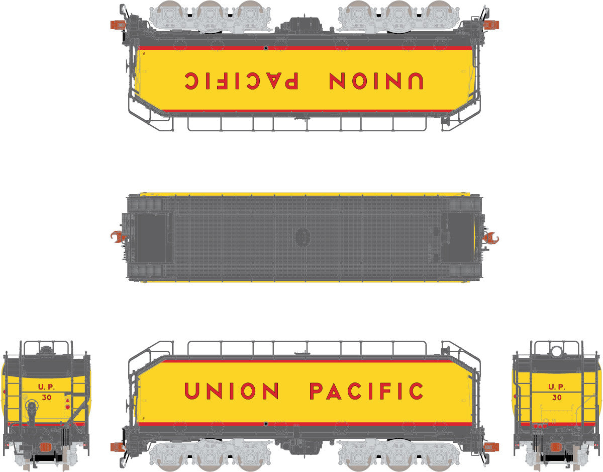 HO Scale Union Pacific GTEL "Big Blow" Turbine by 