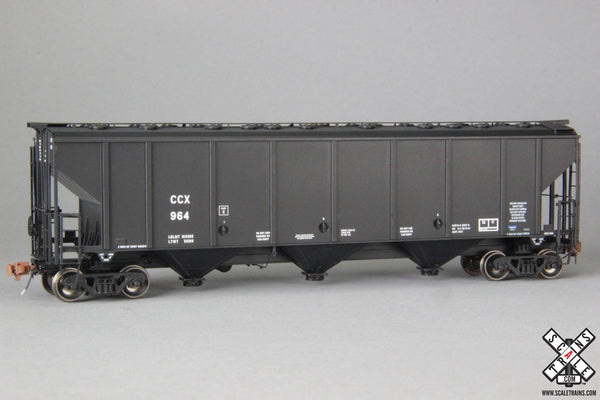 Rivet Counter HO Thrall 4727 Carbon Black Covered Hopper, Columbian 