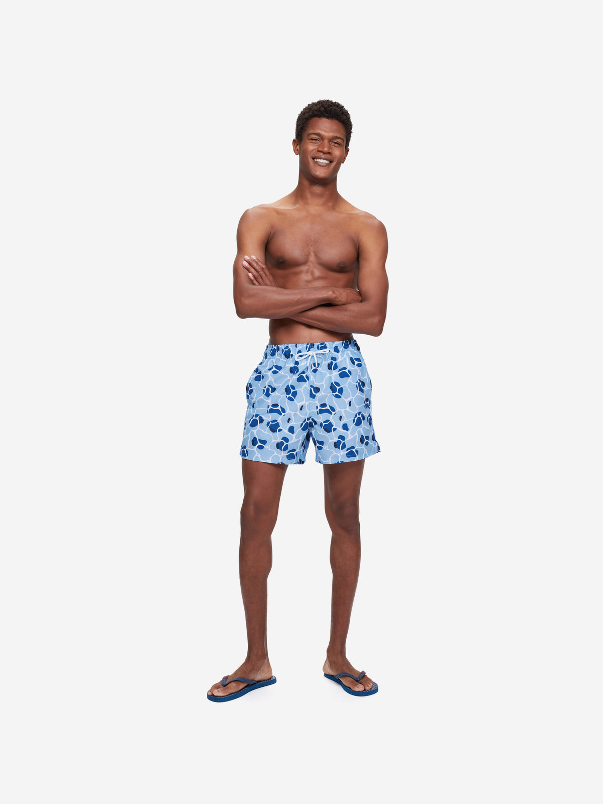 Men's Short Swim Shorts Maui 42 Blue