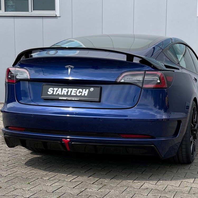 STARTECH 3 Piece Rear Spoiler for Tesla Model 3 – EVANNEX