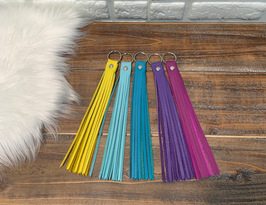 10pcs/Lot Vintage Tassels Colorful Felt Leather Tassels For