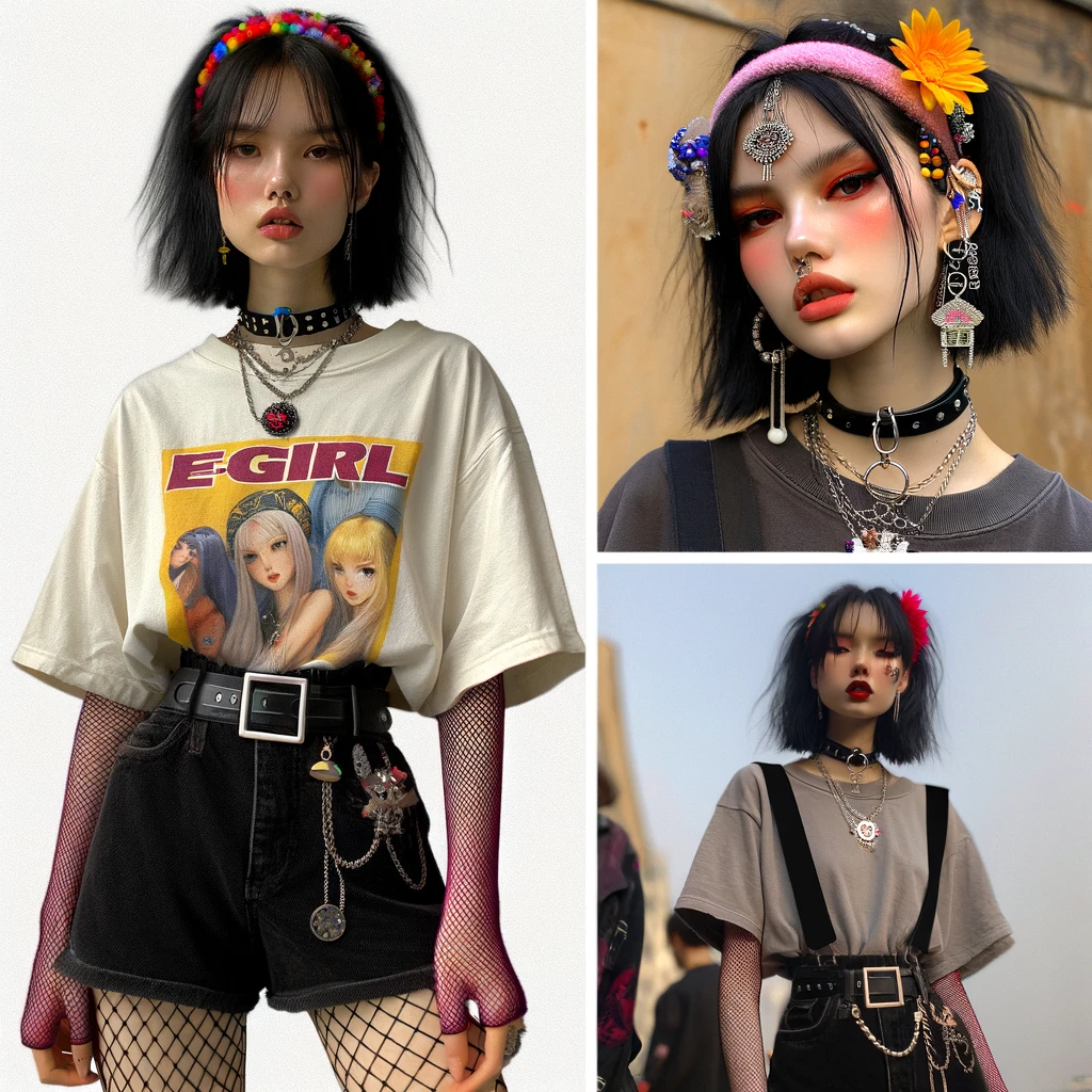 Mixing and Matching for the Perfect E-Girl Look