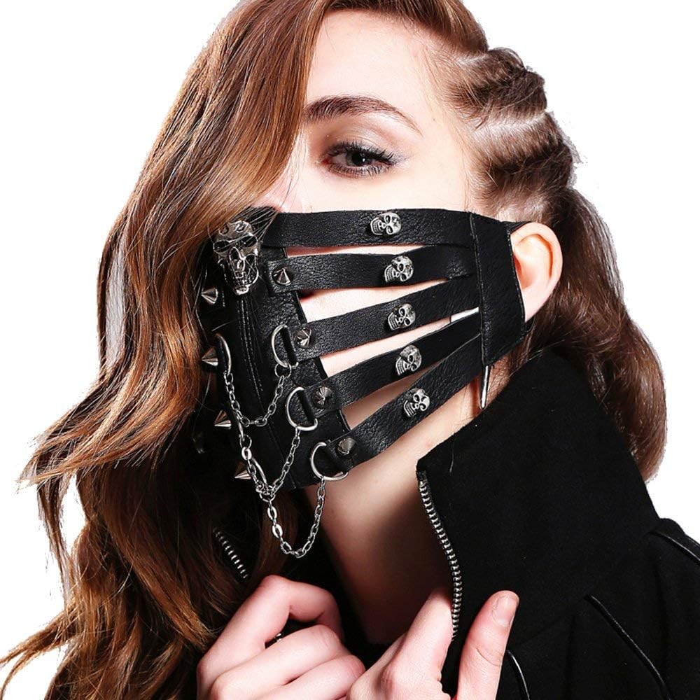 Mysterious Allure: Leather Masks