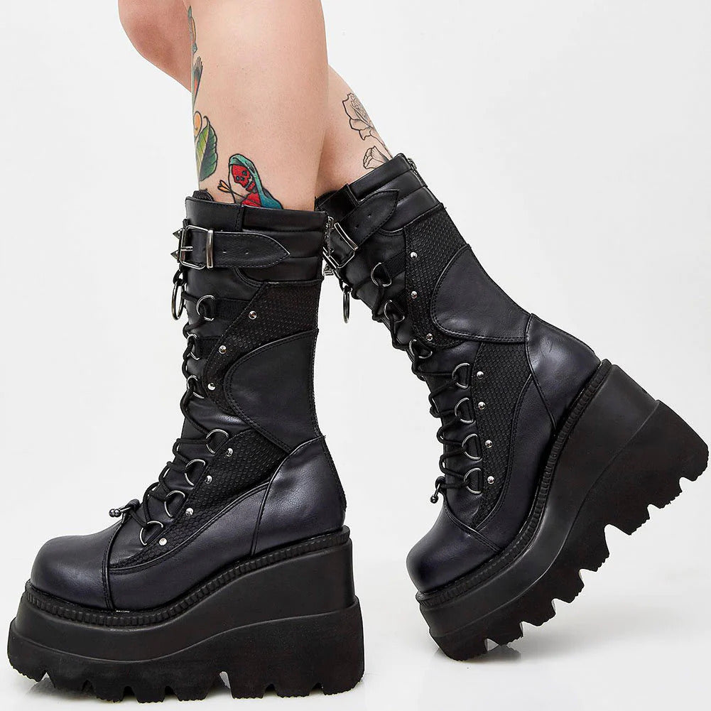 The Edge of Punk Rock Boots