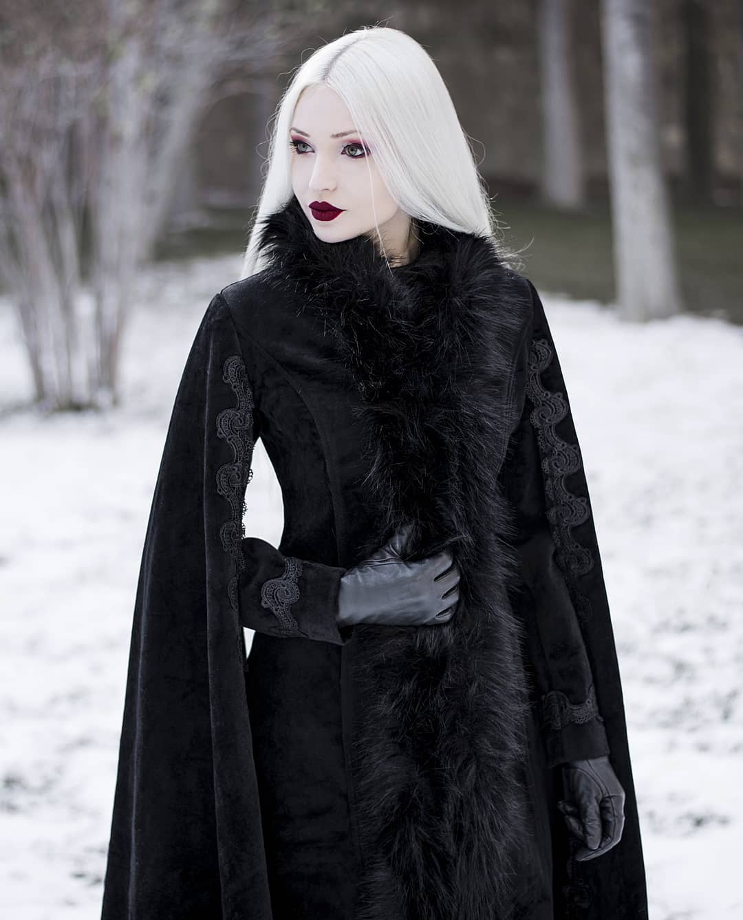 The Essence of Gothic Style in Winter