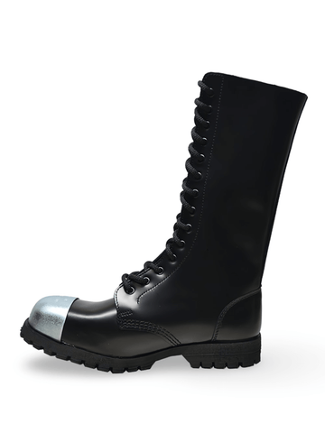 Unisex Black Platform Rangers with Steel Cap.