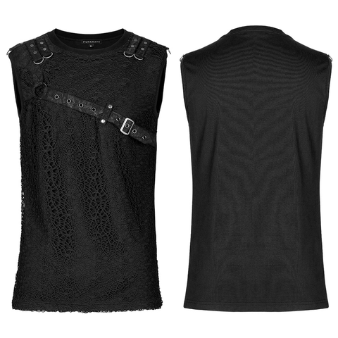 Unleash Your Inner Rock Star with the Edgy Punk Tank Top.