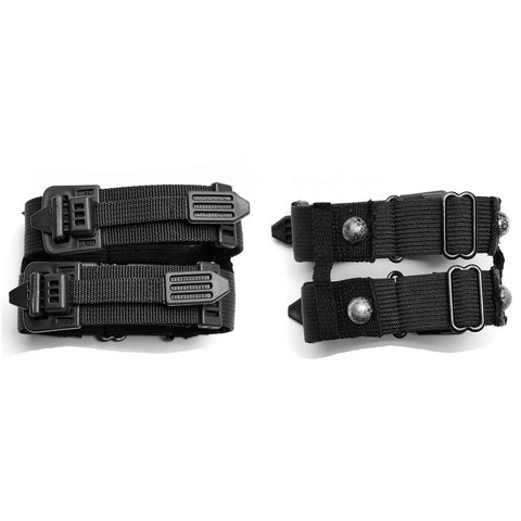 Post-Apocalyptic Style: Black Hard Webbing Armband.
