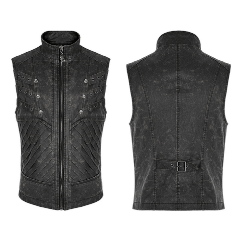 Breathable Distressed Post-Apocalyptic Style Waistcoat.