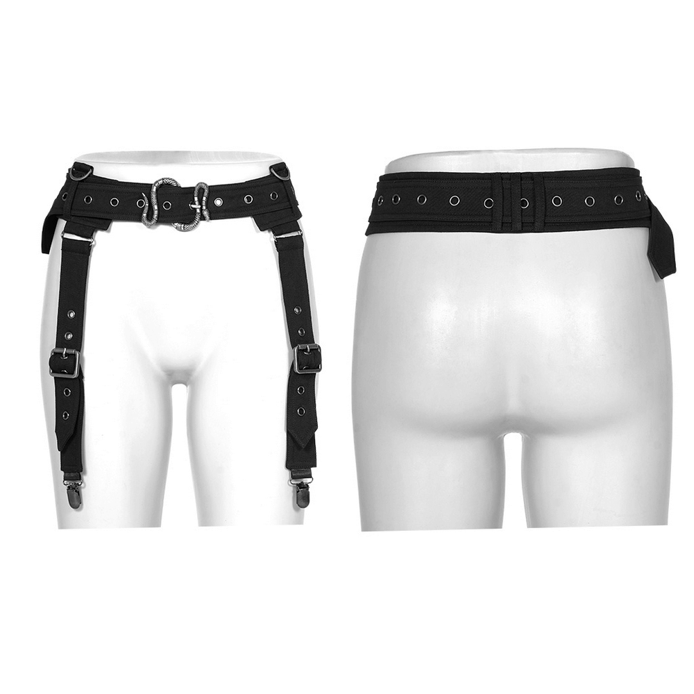 Provocative Gothic Strap Belt for Trendy Attire.