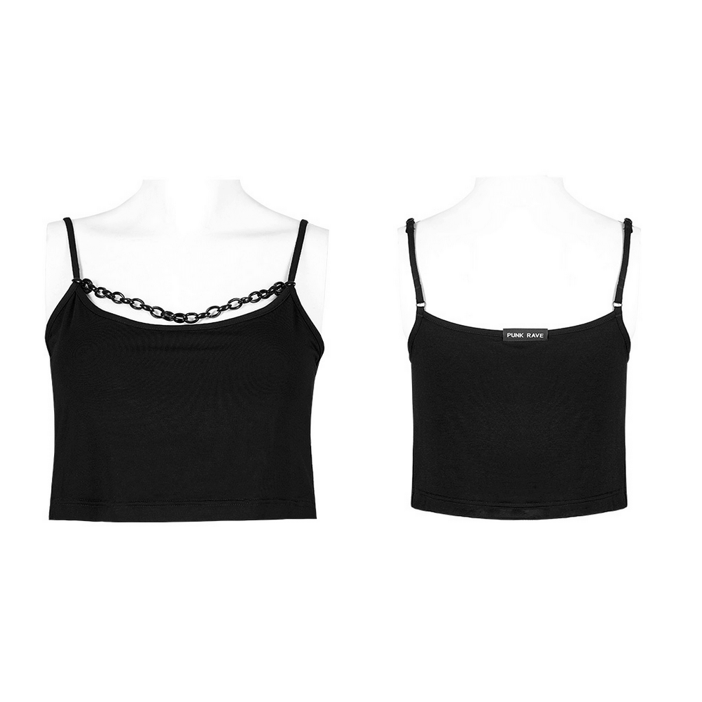 Rebellious Loose Knit Camisole: Unleash Your Inner Punk.