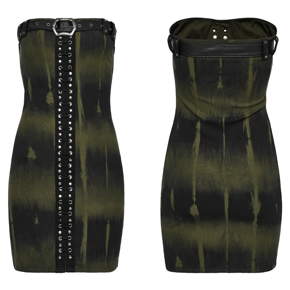 Wild and Sexy Printed Dress with Adjustable Chest Loop.