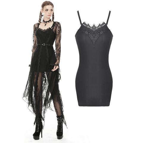 Show Off Your Curves in This Sexy Black Lace Bodycon Dress.