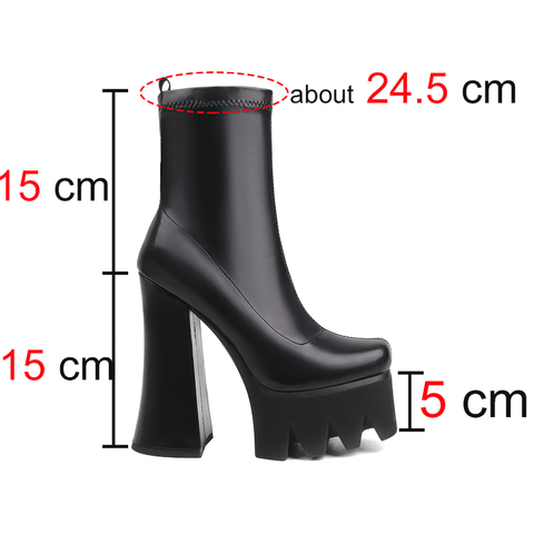 WOMEN'S LEATHER HIGH HEELS BOOTS - CASUAL STYLE SHOES.