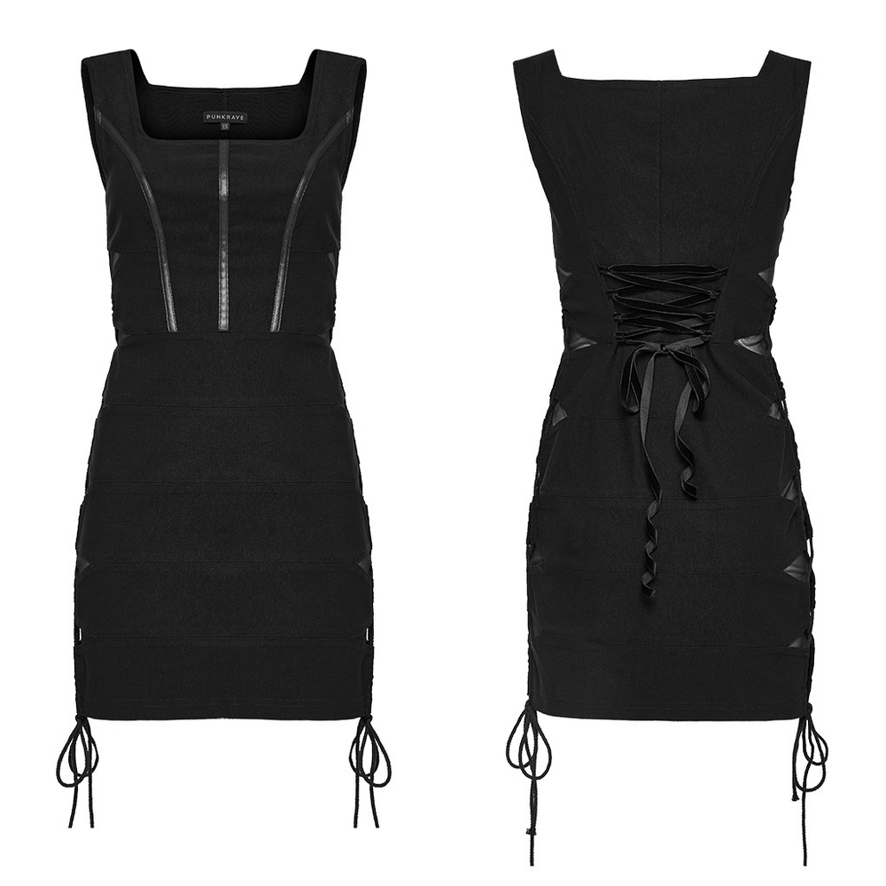 Stylish Evening Wear: Modern Black Dress.