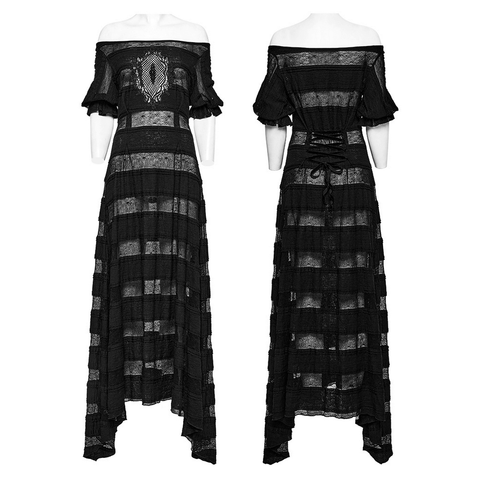 Unleash Your Inner Goth With This Black Lace Dress.