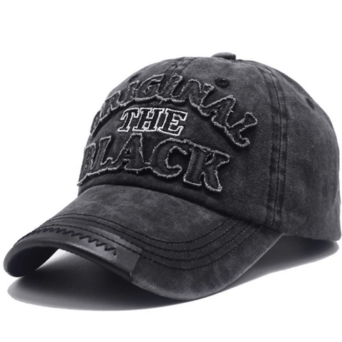 Unisex Baseball Cap With Retro Embroidery - Rock Style Accessory.