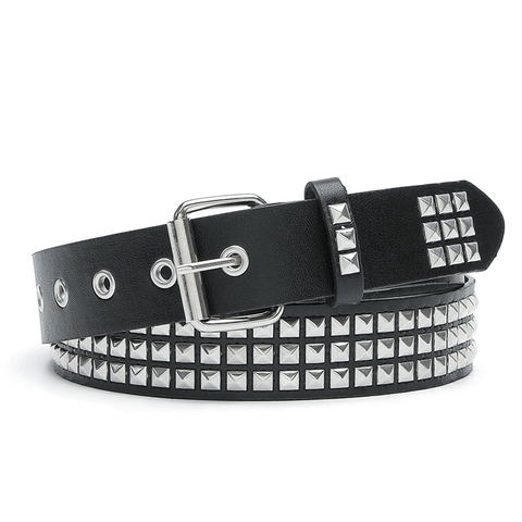Gothic Glamour - Women's Fashionable Riveted Belt.