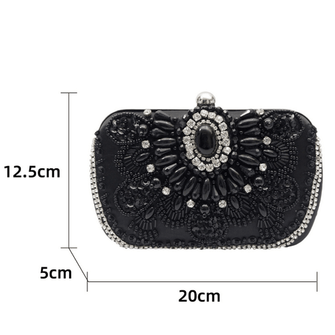 Gothic Women's Clutch - Shimmering Elegance In The Shadows.