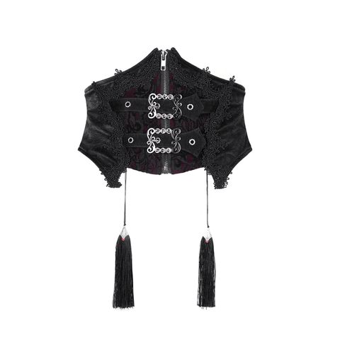 Victorian Inspired Black Lace-Up Corset Belt - Chic Style.