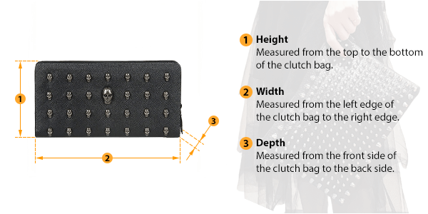 This picture shows how to measure Clutch size by HARD'N'HEAVY.