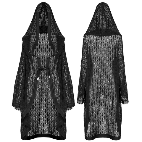 Women's Mystic Knit Cape with Tassel Detailing.