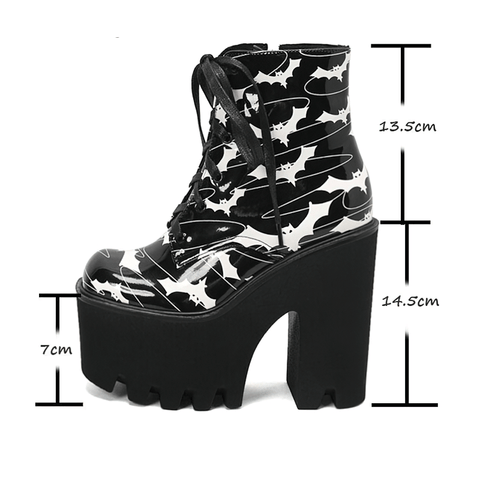 Gothic Elegance Meets Modern Fashion - Women's Ankle Boots.